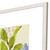 Set Of Four Native Bud Distressed White Framed Wall Art