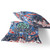 Set of Two Sky Blue And Pink Sunflower Indoor Outdoor Throw Pillow