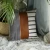Bohemian Striped Vegan Faux Leather Throw Pillow Covers