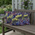 Set of Three Yellow Dark Green And Purple Butterfly Floral Indoor Outdoor Throw Pillow