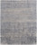 12' X 15' Gray Ivory and Blue Abstract Hand Woven Worn Faded Area Rug