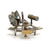 4" X 4.5" X 2.5" Nautical Sextant In Wood Box Medium