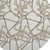 8' Ivory And Beige Geometric Washable Round Rug With UV Protection