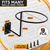 9 Pcs Helmet Holder Wall Mount Reliable Cowboy Hat Holder for Wall Made of Sturdy Metal Easy & Firm Installation for Convenient Storage of Helmets Hat