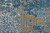 12' X 18' Blue Gold and Gray Abstract Power Loom Area Rug With Fringe