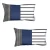Decorative Vegan Faux Leather Throw Pillow Set of 2