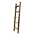 4 Step Rustic Weathered Grey Wood Ladder Shelf