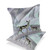 Set of Two Black Purple And Brown Deer Indoor Outdoor Throw Pillow