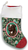 Staffordshire Bull Terrier Chocolate/White- Best of Breed Christmas Stocking