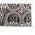 7'10" x 10'3" feet Vintage Chic Black Silver Silky Area Rug