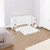 White Wood Full Murphy Bed With USB