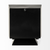 11" Black Fabric Table Clock