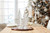 Set of Two Clear Glass Trees Tabletop Sculpture