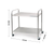 Tier  Stainless Steel Kitchen Dining Food Cart Trolley Utility Round 