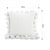 Textu Pillowcase with PomPom Trim Elegant Decorative Cushion Covers