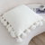 Textu Pillowcase with PomPom Trim Elegant Decorative Cushion Covers