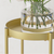 Gold Metal Plant Stand Flower Pot Holder Corner Shelving Rack Indoor Display