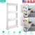 iMounTEK 3 Tiers Slim Storage Cart Mobile Rolling Shelf Unit