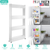 iMounTEK 3 Tiers Slim Storage Cart Mobile Rolling Shelf Unit
