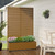 47" X 47" Brown Galvanized Metal Rectangular Planter Box