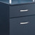 16" Graphite Wood Drawer Filing Cabinet
