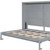 Gray Wood Queen Murphy Bed With USB