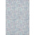 9' X 12' Lavender Ivory And Aqua Abstract Geometric Washable Area Rug With UV Protection