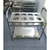 Tier Stainless Steel  Compartment Kitchen Seasoning Car Service Trolley Condiment Holder Cart Spice Bowl