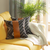 Bohemian Vegan Faux Leather Throw Pillow Covers Set