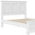 White Wood Queen Bed Frame