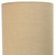 20" Silver Metal Table Lamp LED With Tan Drum Shade
