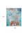 8' X 10' Aqua Blue and Bronze Abstract Hand Knotted Area Rug
