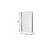 50" Off White Metal Framed Bathroom Vanity Mirror