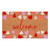 24" X 36" Brown Pink Red And White Hearts Welcome Outdoor Coir Door Mat