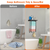 Wall Mounted Towel Rack for Rolled Towels 
