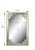 Elegant Frame with Gold Iron Overlay Wall Mirror