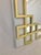 Elegant Frame with Gold Iron Overlay Wall Mirror