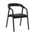 Seven Piece Brown and Black Oval Wood Dining Set with Six Chairs