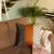 Bohemian Vegan Faux Leather Throw Pillow Covers