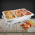 Triple Tray Stainless Steel Chafing Food Warmer Catering Dish