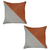Boho-Chic Vegan Faux Leather Throw Pillow Covers