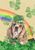Cocker Spaniel Buff - Hippie Hound Studios Saint Patricks Day  House and Garden Flags