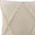 20" Beige And Tan Diamond Cotton Throw Pillow