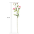 Purple Glass Tall Floor Vase and pcs Artificial Fake Flower