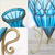 Purple Glass Tall Floor Vase and pcs Artificial Fake Flower