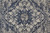 8' X 10' Gray Blue and Ivory Oriental Power Loom Area Rug