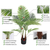 Artificial Swallowtail Sunflower Fake Decoration Tree Flower Pot Plant