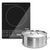 Electric Smart Induction Cooktop and L Stainless Steel Stockpot