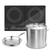 Dual Burners Cooktop Stove L Stainless Steel Stockpot and  Induction Fry Pan