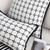 Rectanngular Nordic Monochrome Pattern Pillowcase